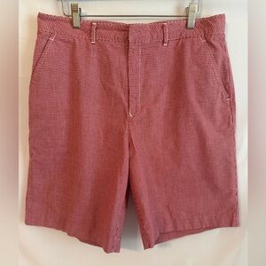 Tommy Hilfiger Vintage 2001 Shorts Women's Size 14 Red & White Gingham Check